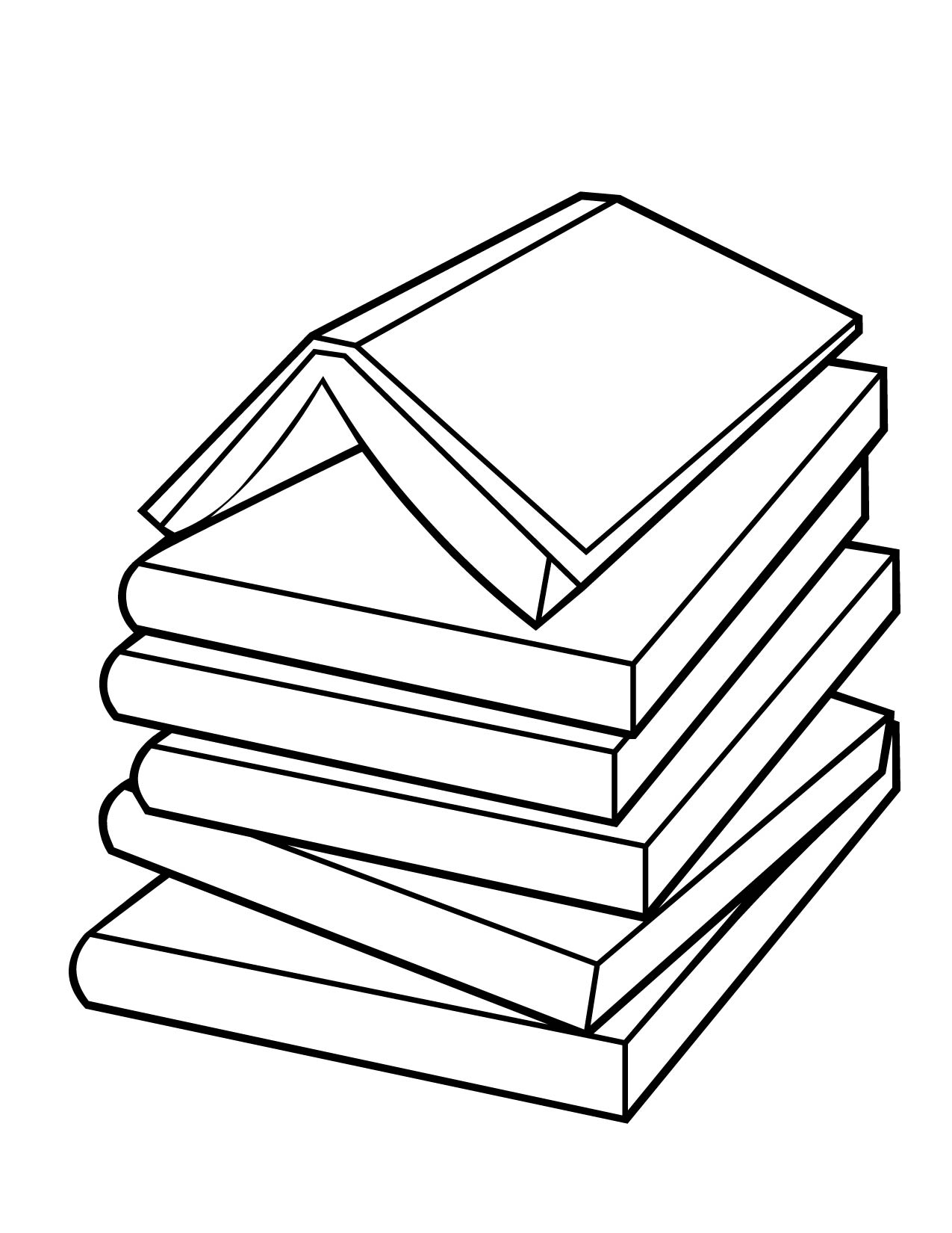 Coloring Pages About Books