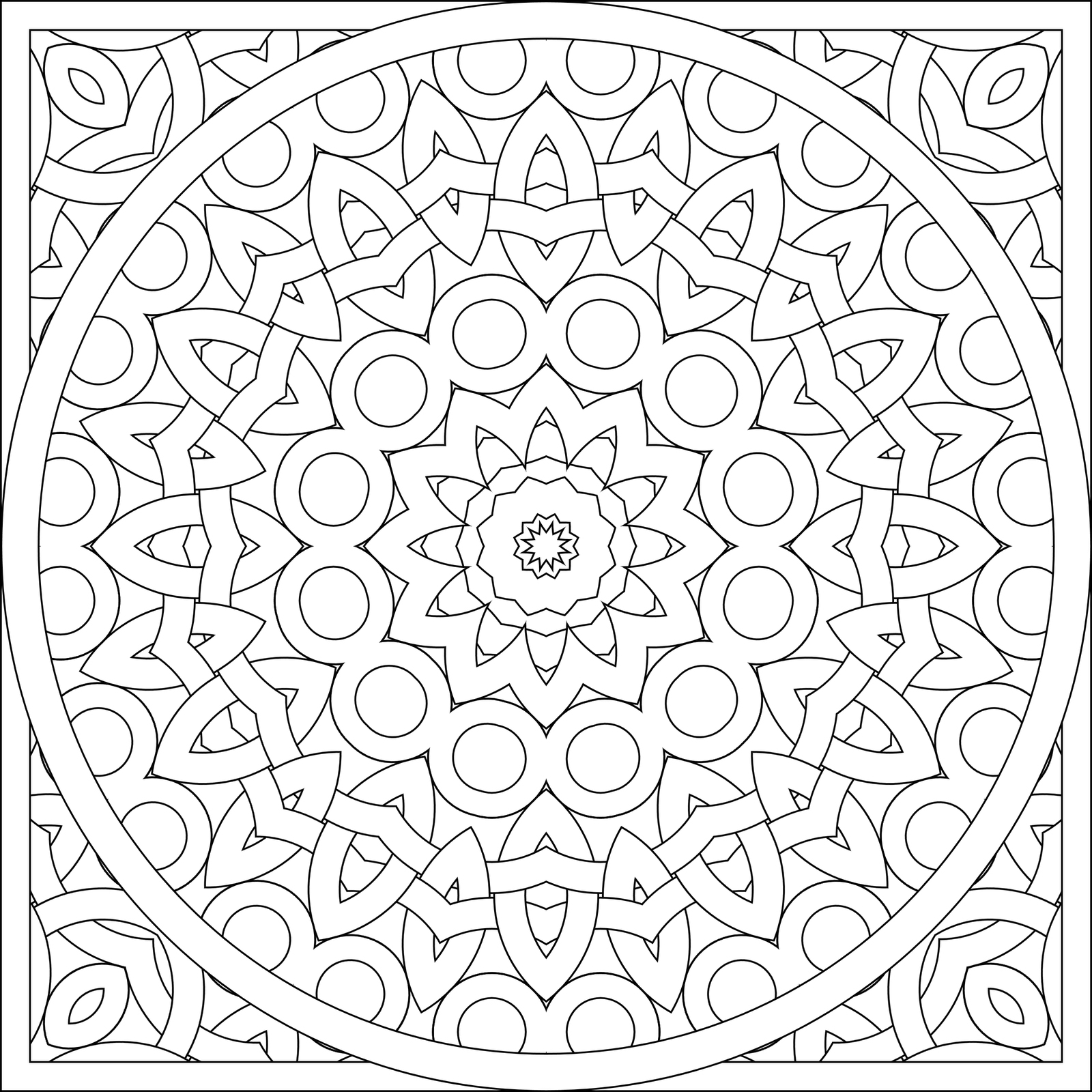 Printable Coloring Pages Patterns