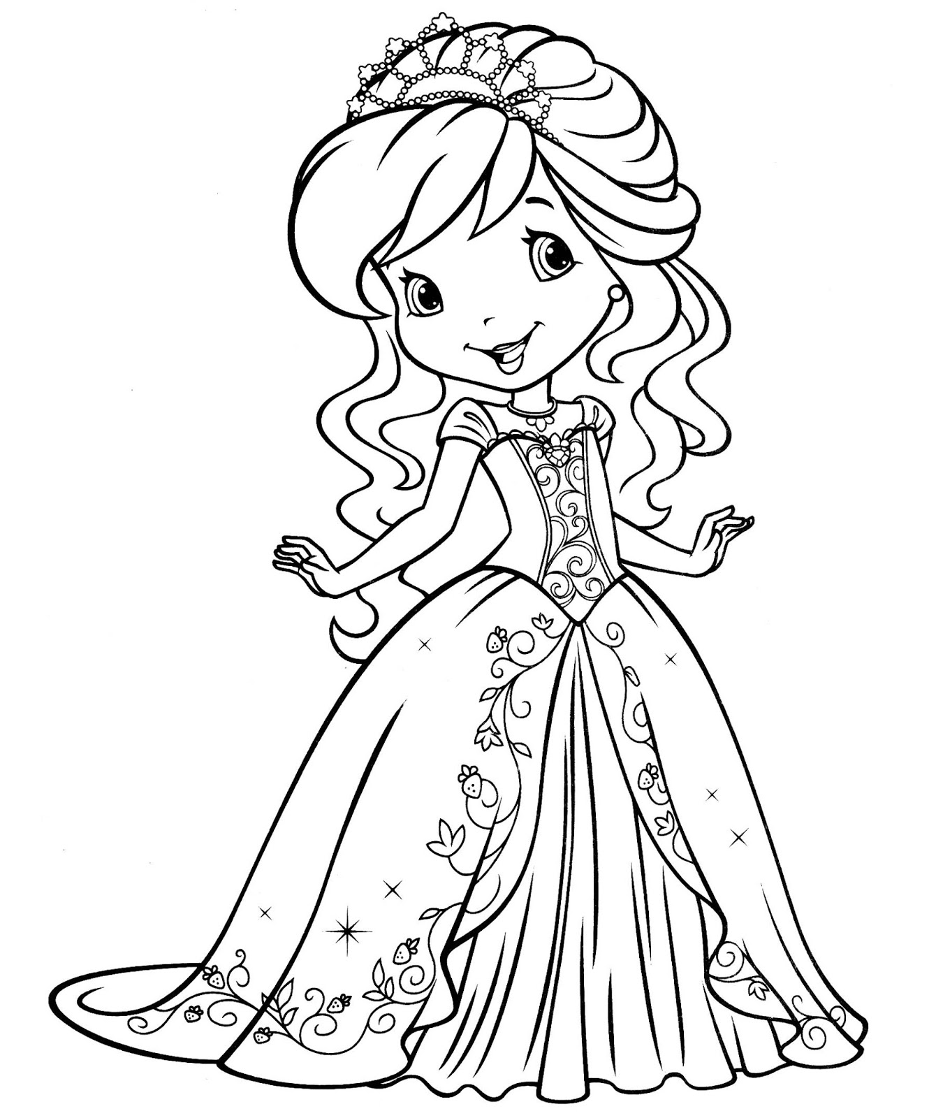 printable coloring pages for girls ideas whitesbelfast - baby girl ...