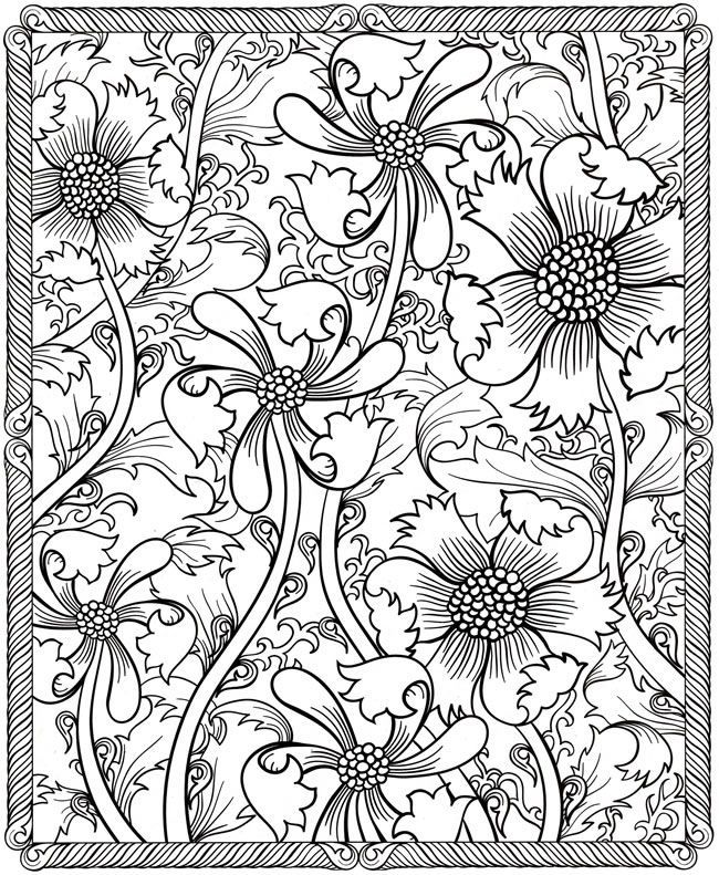design coloring pages for kids