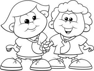 Best Friends Coloring Pages - Best Coloring Pages For Kids