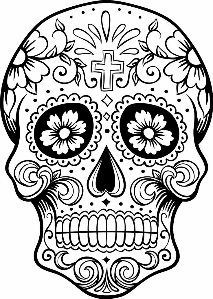 Sugar Skulls Color Me Adult Coloring Book: Best Coloring Book with