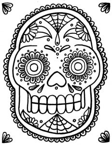 Sugar Skull Coloring Pages - Best Coloring Pages For Kids