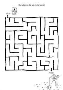 Easy Mazes. Printable Mazes for Kids. - Best Coloring Pages For Kids