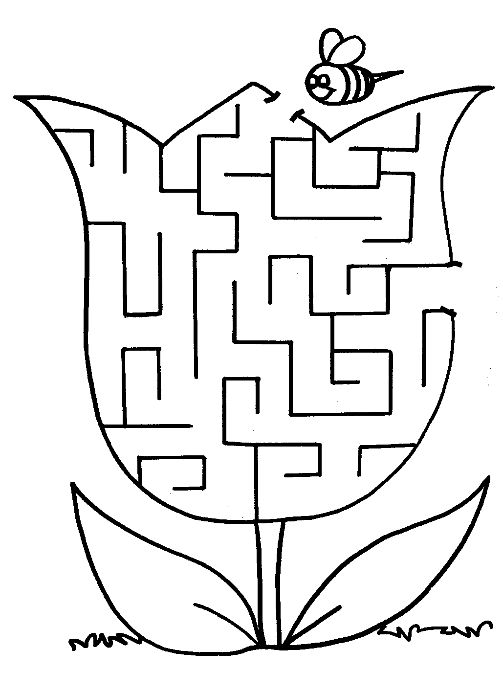 Easy Mazes. Printable Mazes for Kids. Best Coloring Pages For Kids