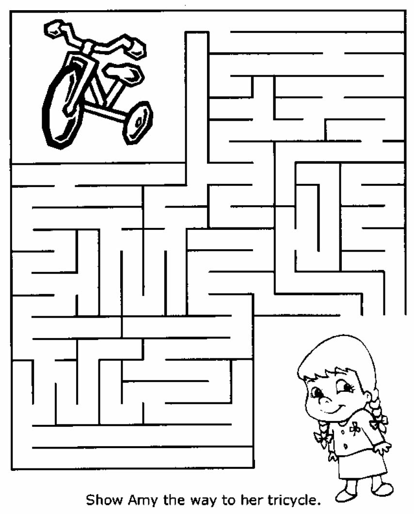 easy mazes printable mazes for kids best coloring