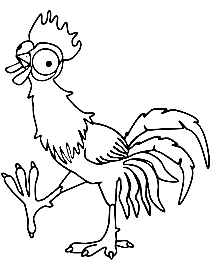 Hei Hei Coloring Page Coloring Pages