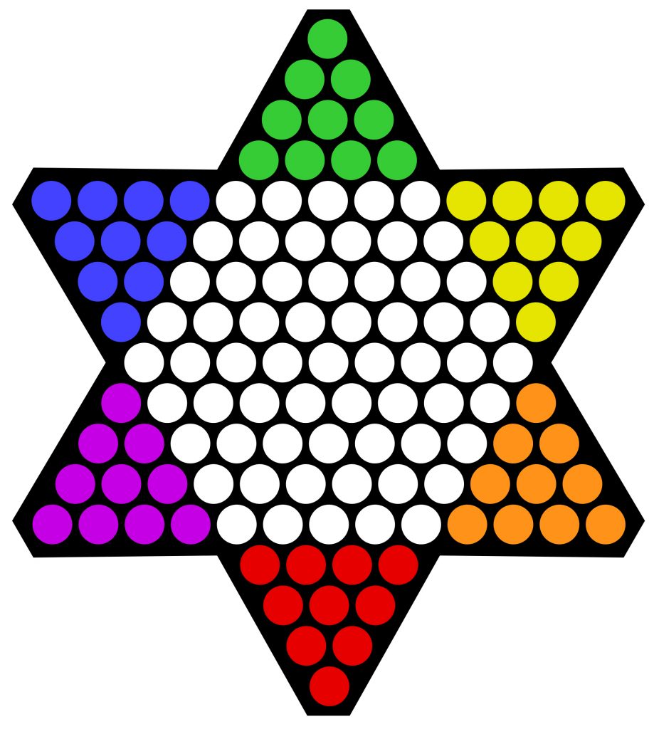 Printable Chinese Checkers Board Template - Free Printable Templates