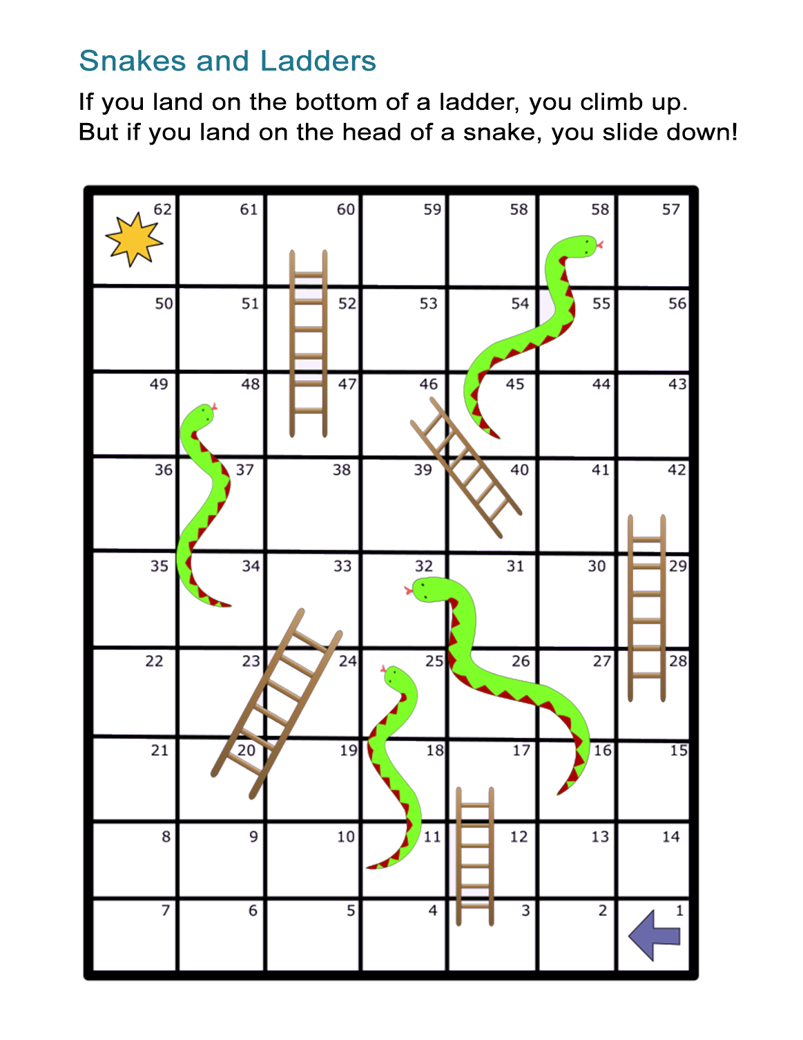 Blank Snakes And Ladders Printable Printable Word Searches