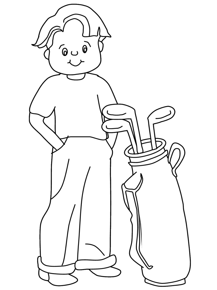 Golf Coloring Pages Best Coloring Pages For Kids