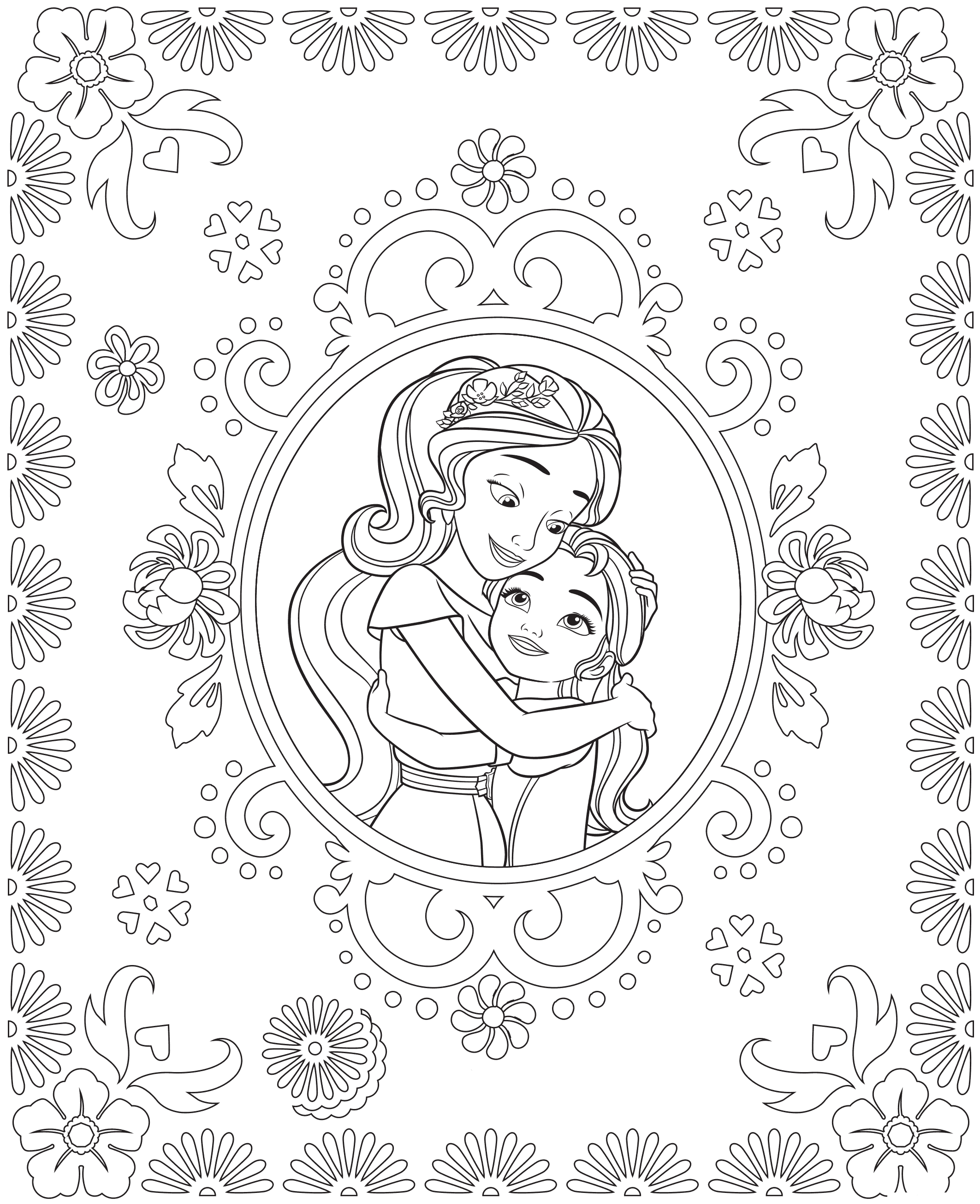 Elena Of Avalor Coloring Pages Printable