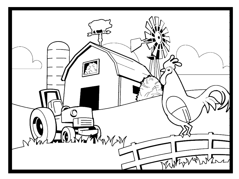 Farm Coloring Pages Best Coloring Pages For Kids