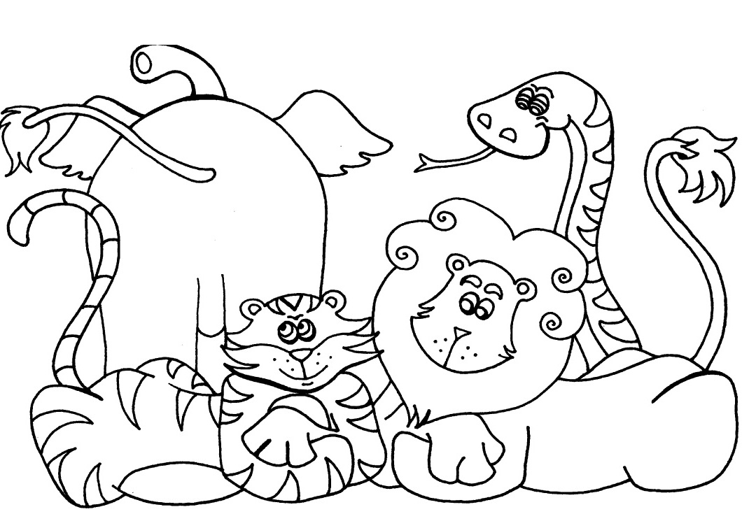 Jungle Coloring Pages Best Coloring Pages For Kids