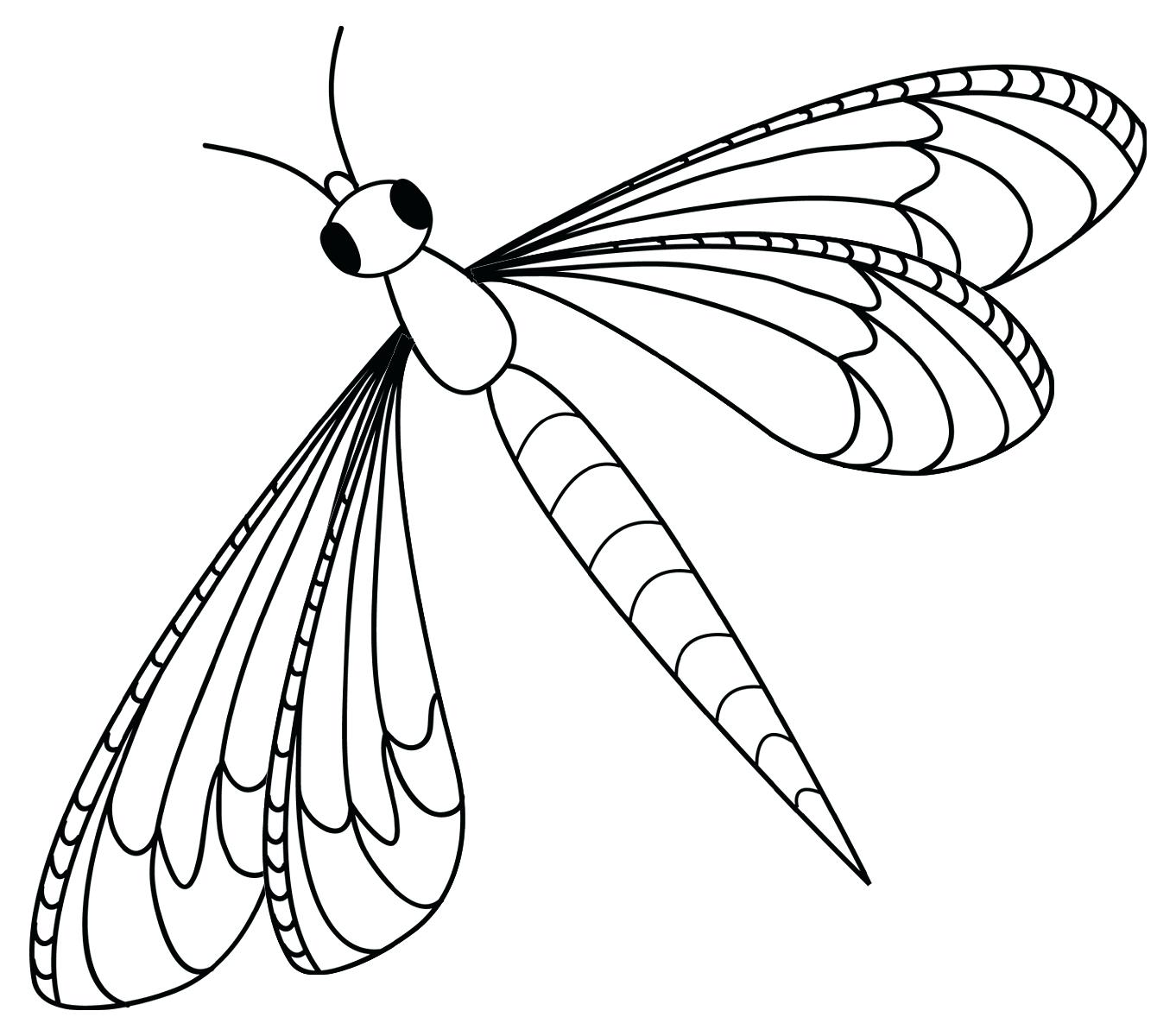 flying insects coloring pages