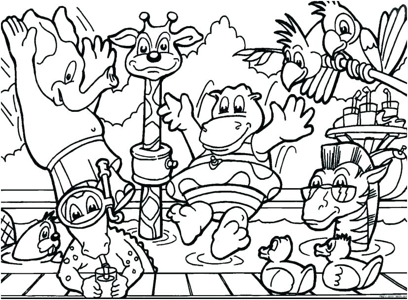 98 Collections Jungle Animals Coloring Pages Pdf  Free