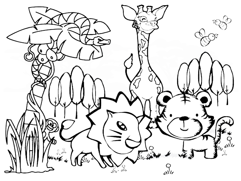 Download Jungle Coloring Pages Best Coloring Pages For Kids