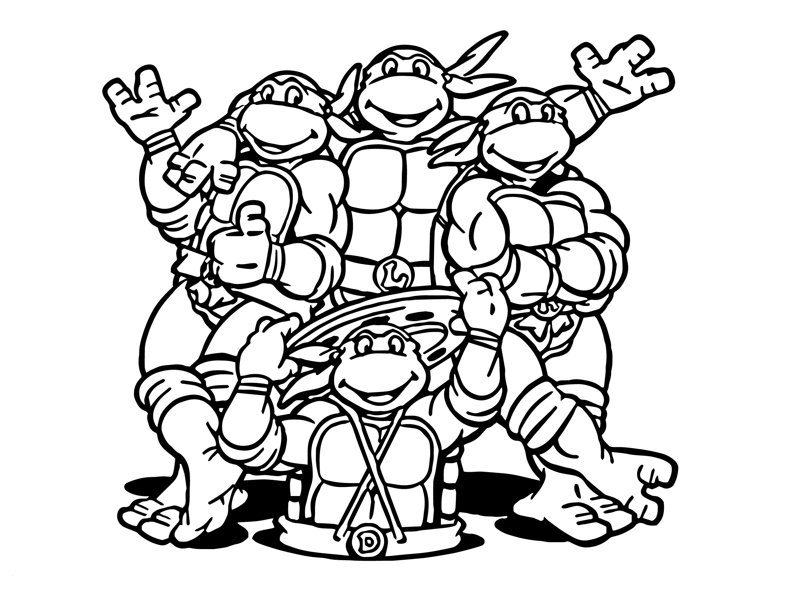 Teenage Mutant Ninja Turtles Coloring Pages - Best