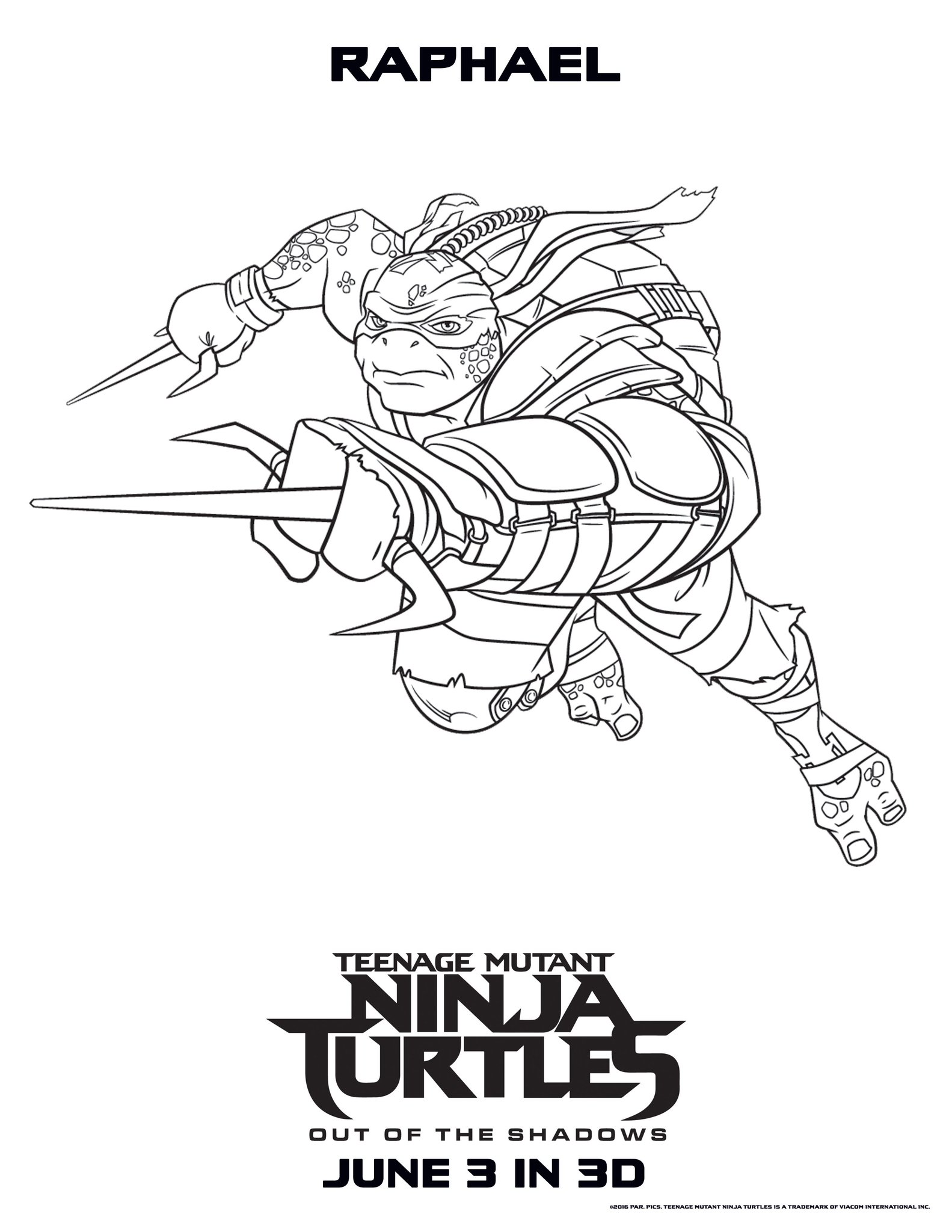 Teenage Mutant Ninja Turtles Coloring Page - Root Inspirations