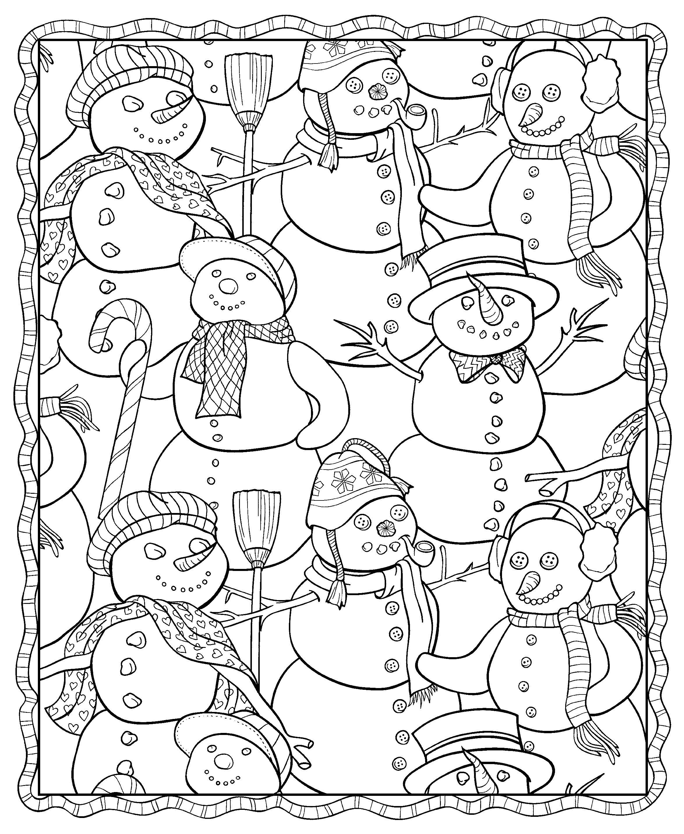 Download Winter Coloring Pages For Adults Best Coloring Pages For Kids