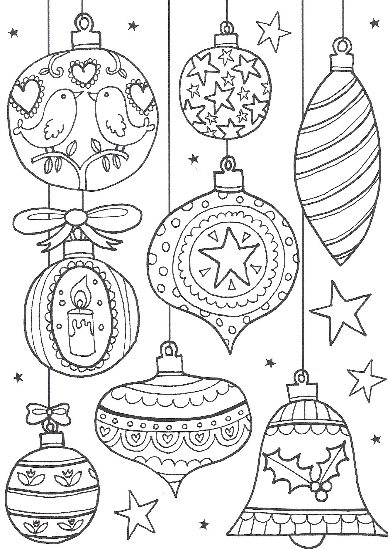 free printable victorian christmas coloring pages