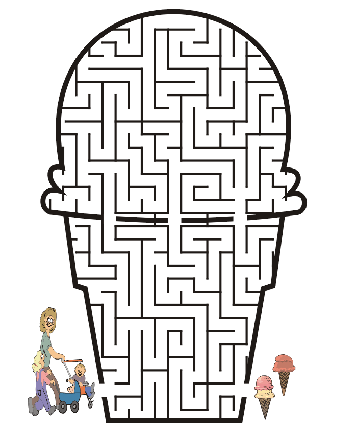 printable mazes best coloring pages for kids