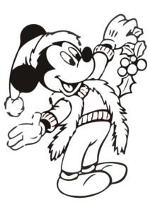 Mickey Mouse Christmas Coloring Pages - Best Coloring Pages For Kids