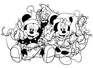 Mickey Mouse Christmas Coloring Pages - Best Coloring Pages For Kids