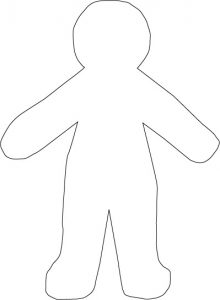 Paper Doll Template - Best Coloring Pages For Kids