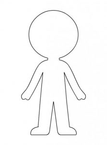 Paper Doll Template - Best Coloring Pages For Kids