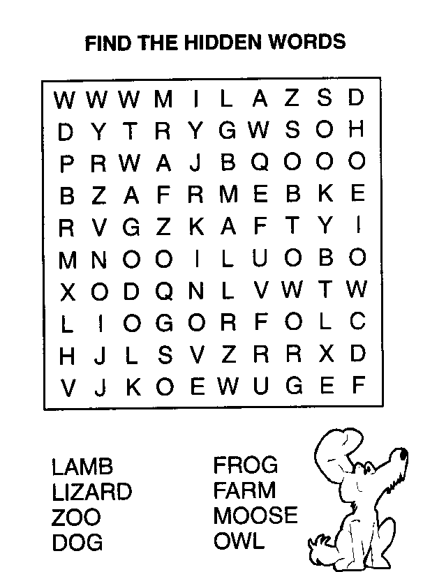 easy word search for kids best coloring pages for kids