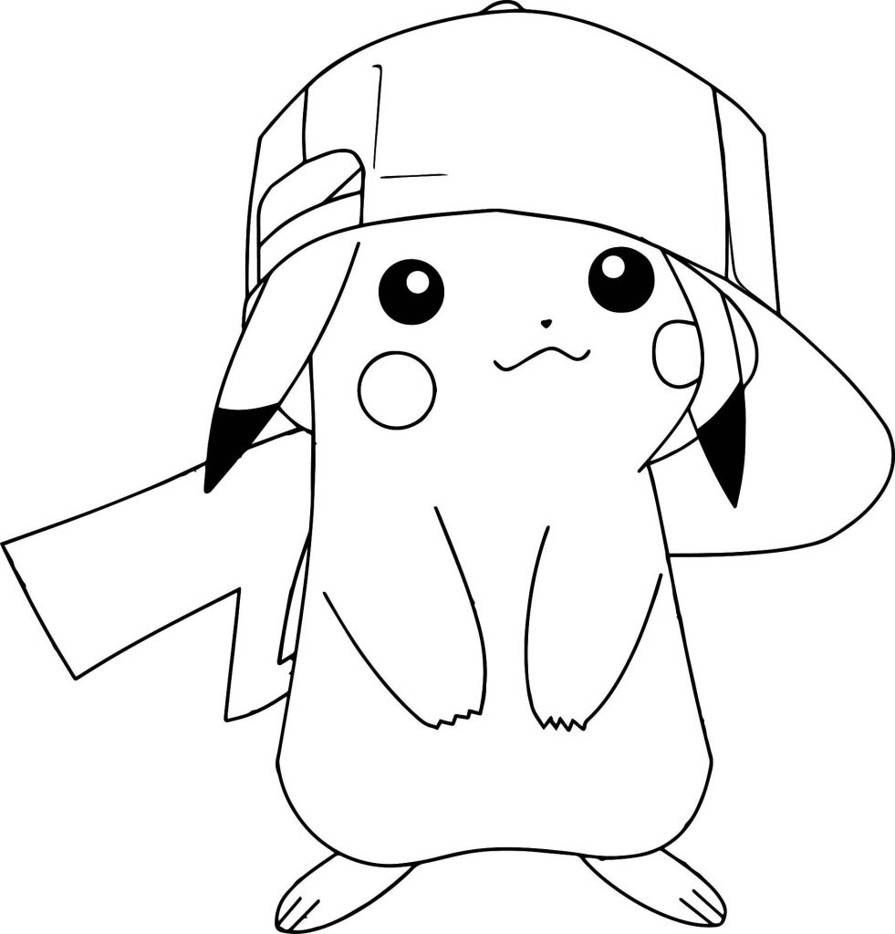 Funny Coloring Pages Pikachu