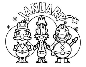 January Coloring Pages - Best Coloring Pages For Kids