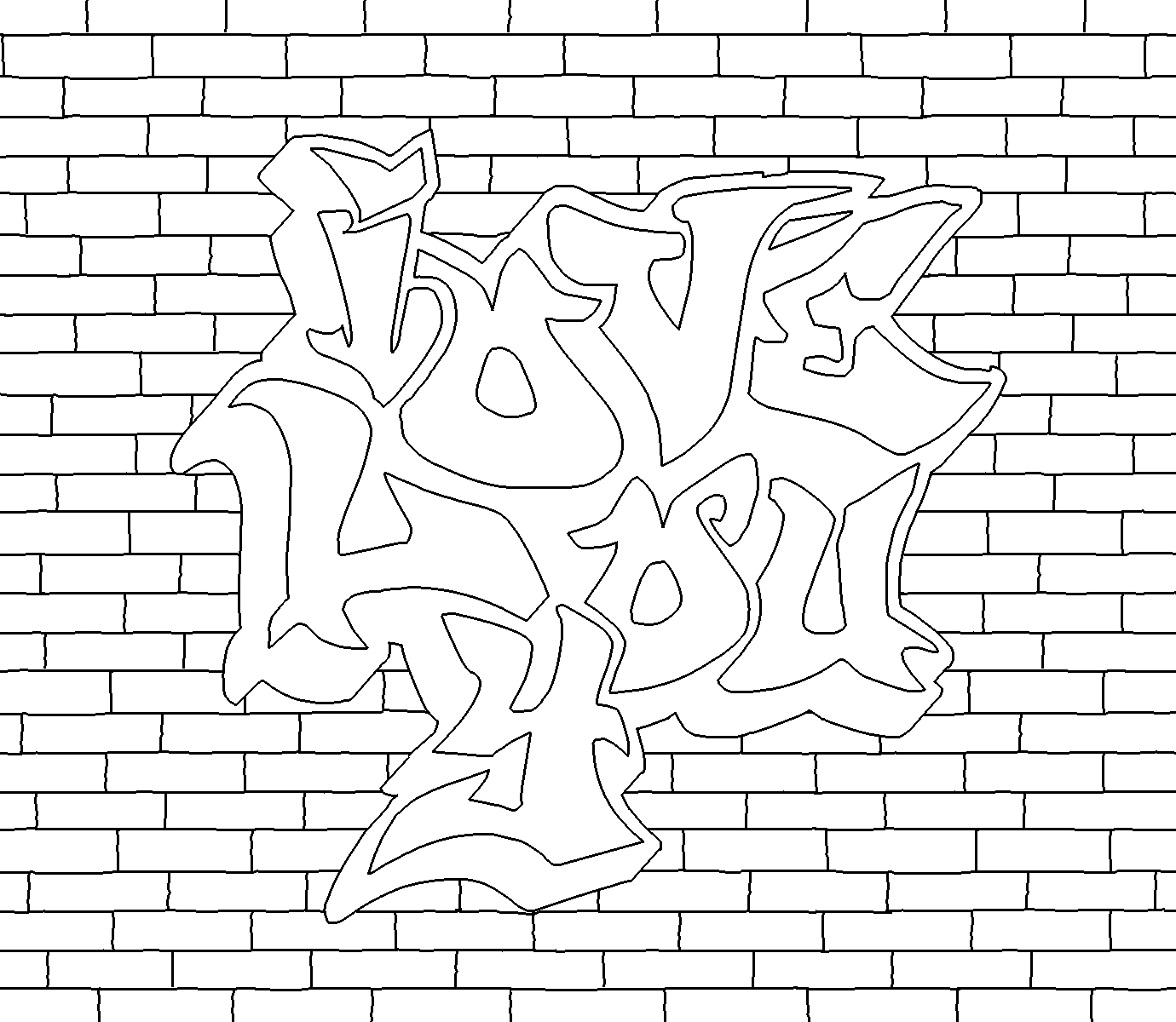 Graffiti Coloring Pages For Teens And Adults Best Coloring Pages For Kids