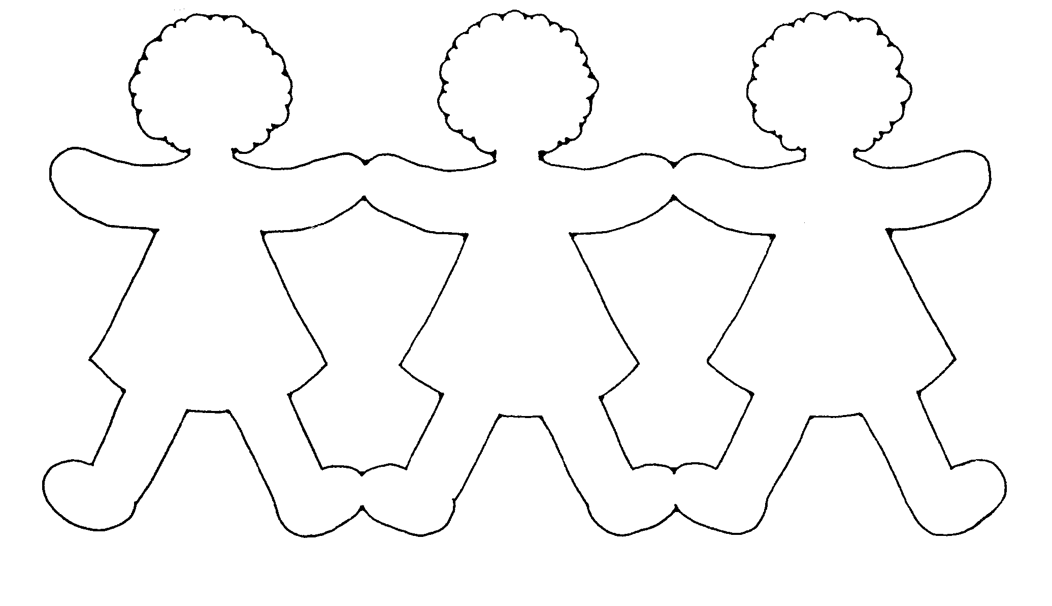 Printable Paper Doll Template