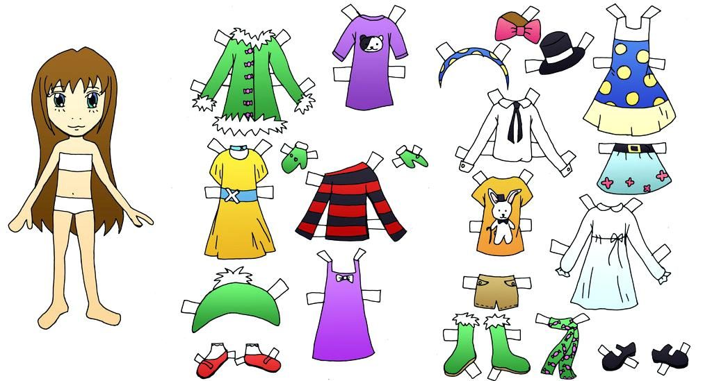 Free Paper Doll Template