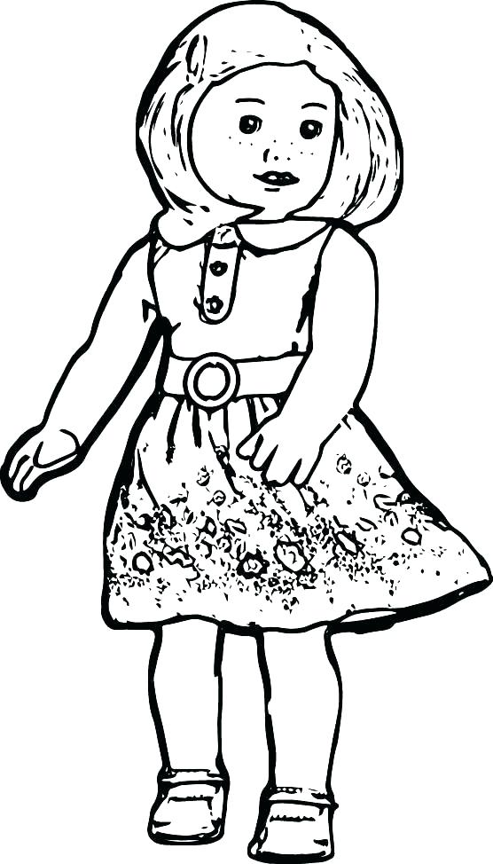  American Girl Coloring Pages Printable 1