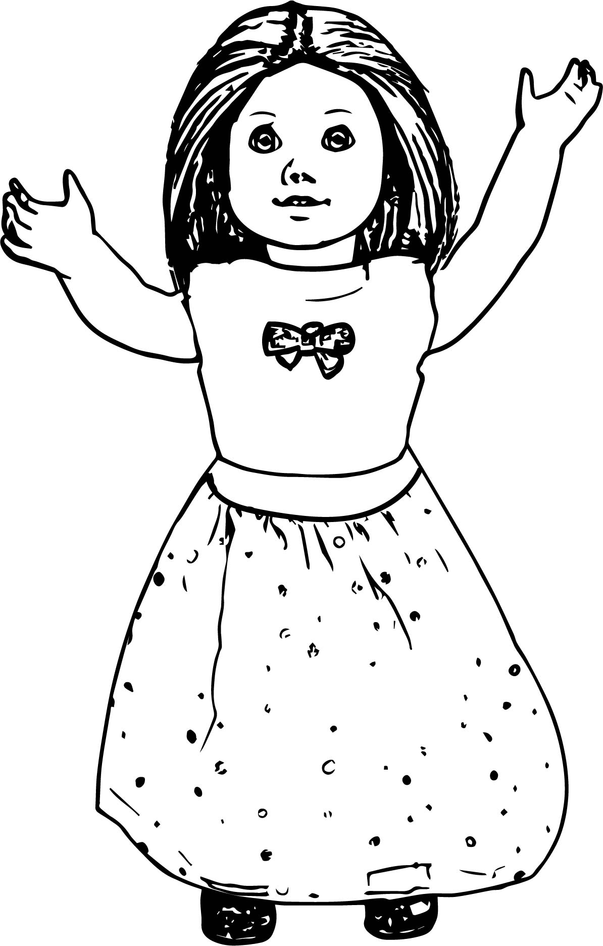  American Girl Coloring Pages Printable 4