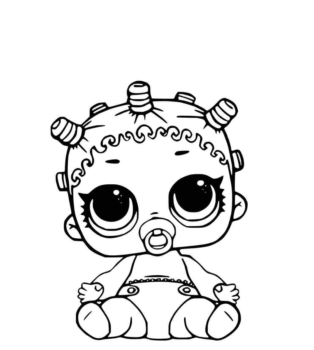 540 Cartoon Lol Dolls Coloring Pages for Kindergarten
