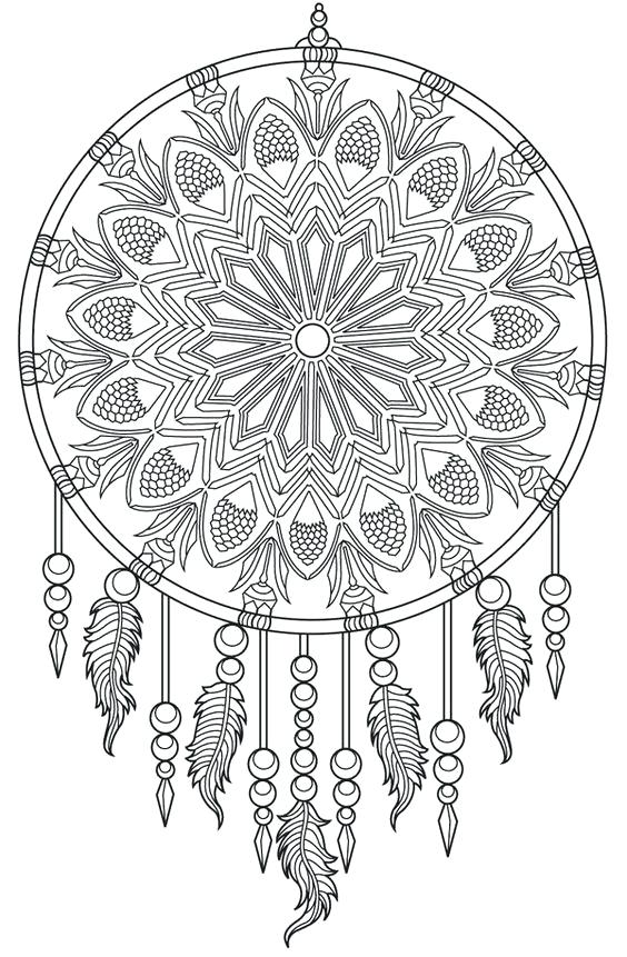 Dream Catcher Coloring Pages Best Coloring Pages For Kids