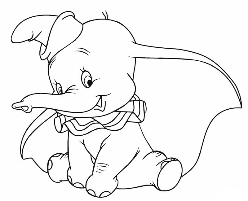 coloring pages disney dumbo