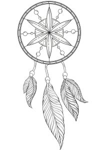 Dream Catcher Coloring Pages - Best Coloring Pages For Kids