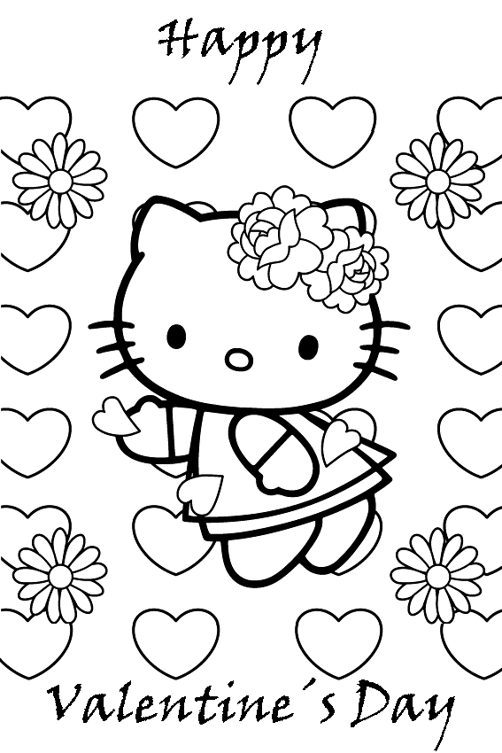 Printable Valentines Day Cards Best Coloring Pages For Kids