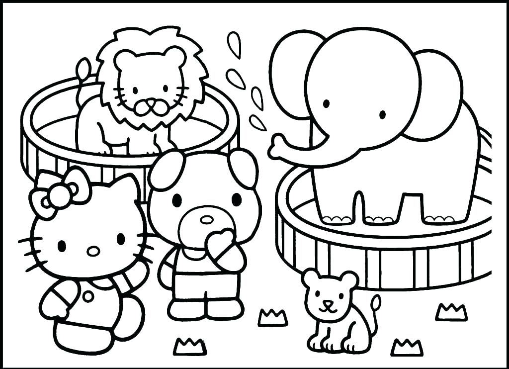  Zoo Animals Coloring Pages 4
