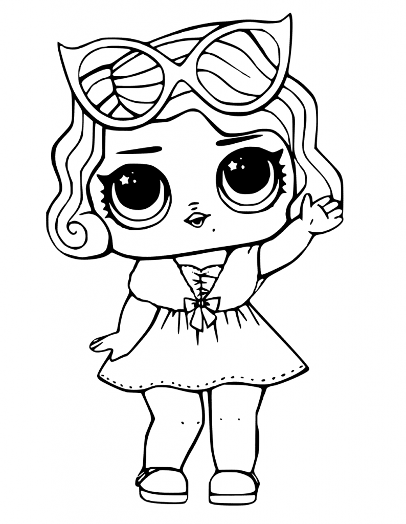 coloring lol doll