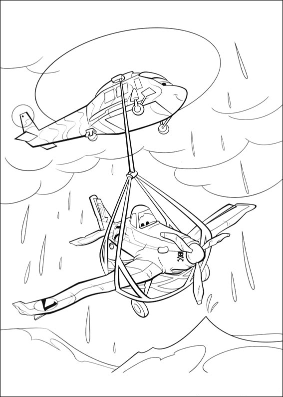 disney airplane coloring pages