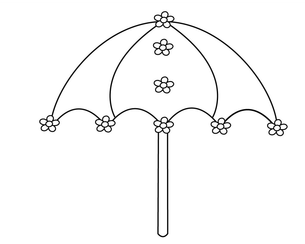 Umbrella Coloring Pages Printable Coloring Pages
