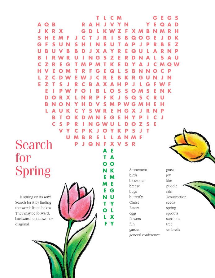 Spring Printable Word Search Printable Word Searches