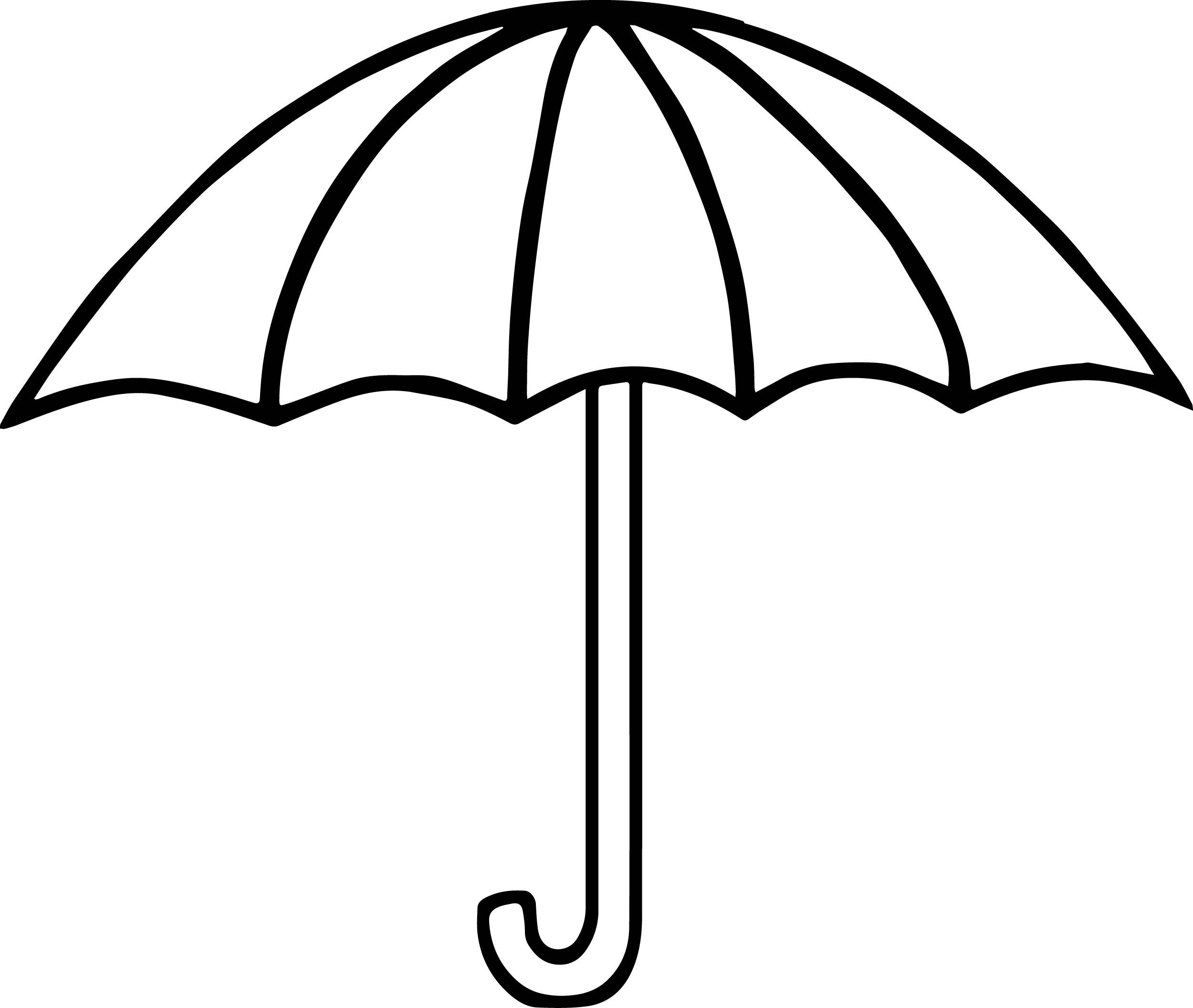 Printable Umbrella Template