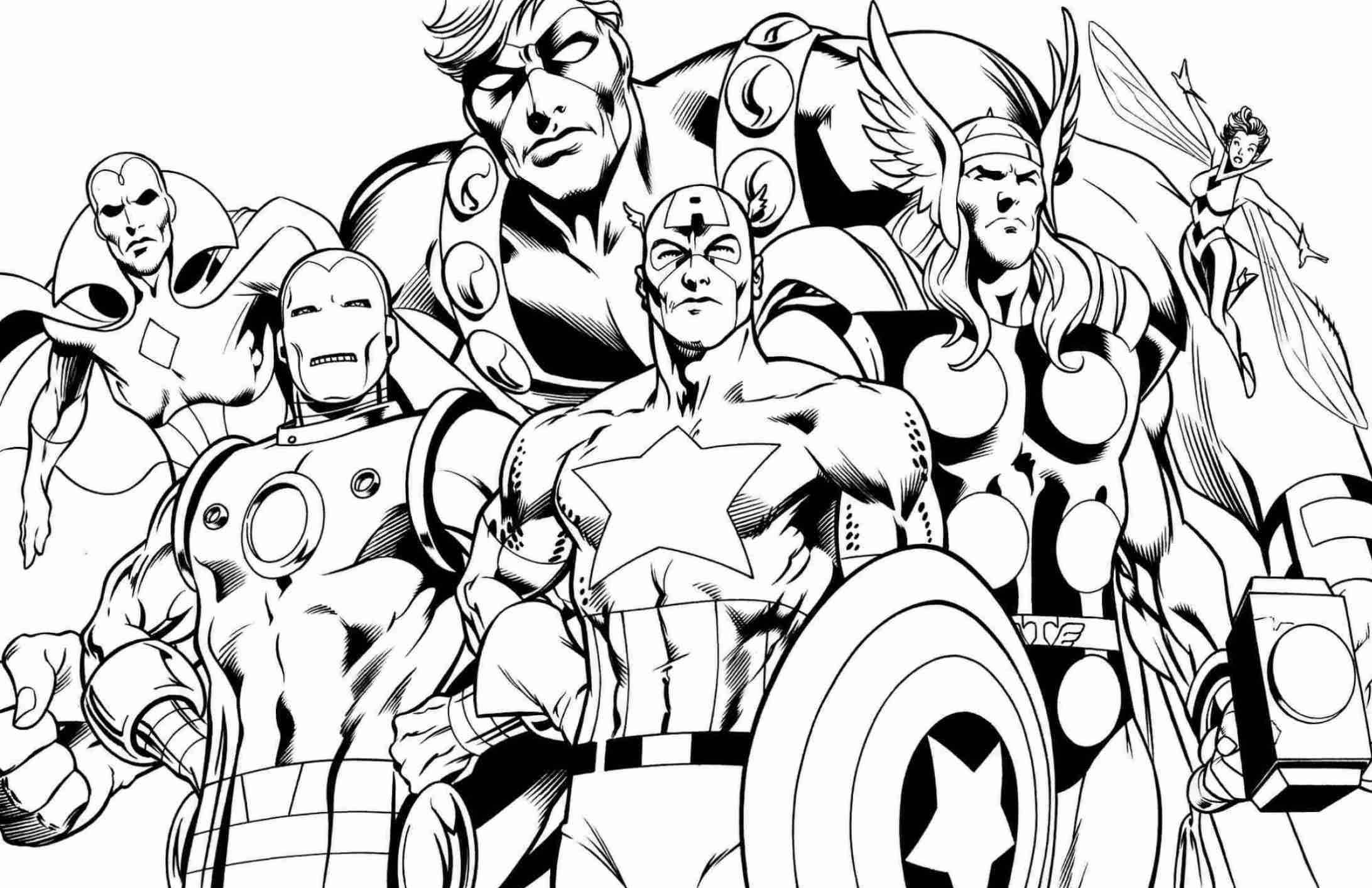 super heroes characters coloring pages