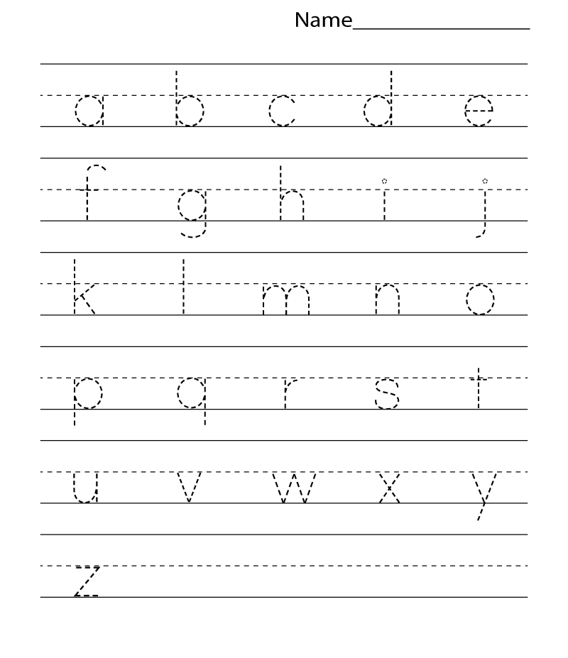 free printable letter tracing worksheets for preschoolers